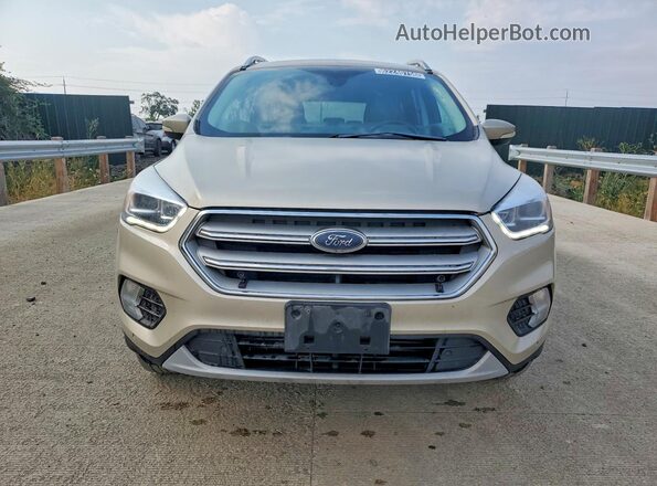 1FMCU9J98JUC71090 2018 FORD ESCAPE Beige Front view