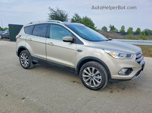 1FMCU9J98JUC71090 2018 FORD ESCAPE Beige Front right