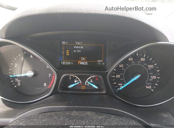 1FMCU9J98KUC18231 2019 FORD ESCAPE Red Vista de los asientos traseros