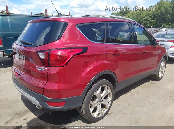 1FMCU9J98KUC18231 2019 FORD ESCAPE Red Trasero derecho