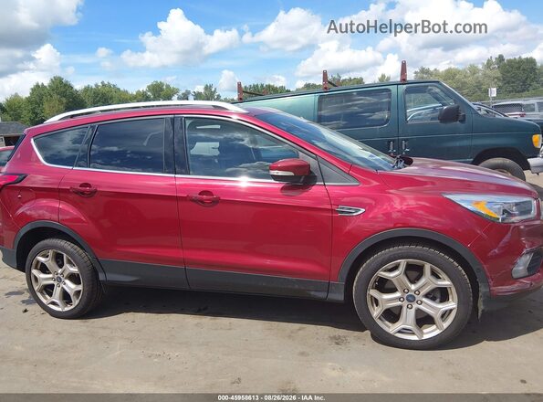 1FMCU9J98KUC18231 2019 FORD ESCAPE Red Vista interior trasera