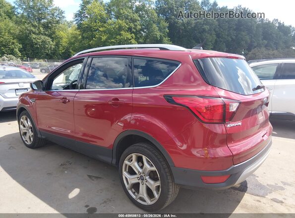 1FMCU9J98KUC18231 2019 FORD ESCAPE Red Trasero izquierdo