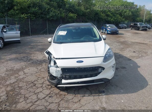 1FMCU9J98LUC73277 2020 FORD ESCAPE White ხელსაწყოთა პანელის ხედი