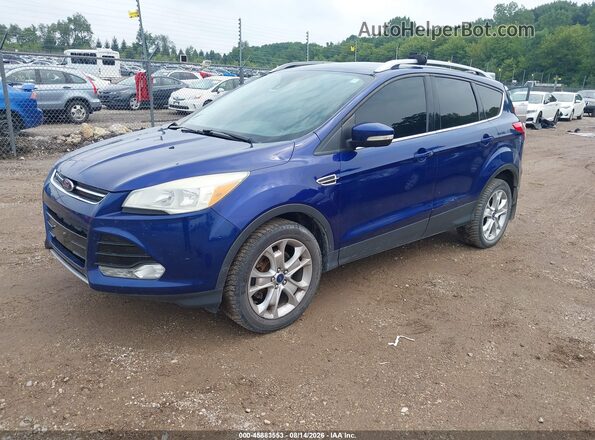 1FMCU9J99GUB09140 2016 FORD ESCAPE Blue წინა მარცხენა ხედი სამი მეოთხედიდან