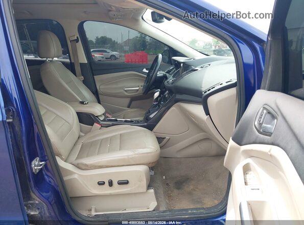 1FMCU9J99GUB09140 2016 FORD ESCAPE Blue წინა სალონის ხედი