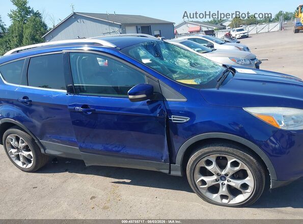 1FMCU9J99GUB33471 2016 FORD ESCAPE Синий Вид задней части салона