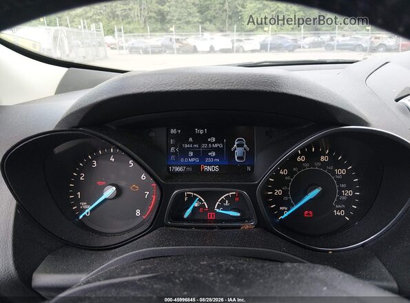 1FMCU9J99JUA15153 2018 FORD ESCAPE Black Вид задніх сидінь