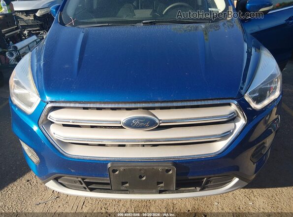 1FMCU9J99JUB12837 2018 FORD ESCAPE Blue Вид спереду