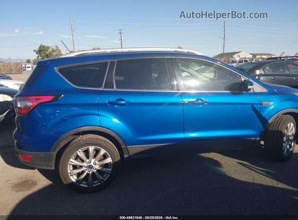 1FMCU9J99JUB12837 2018 FORD ESCAPE Blue Вид задньої частини салону
