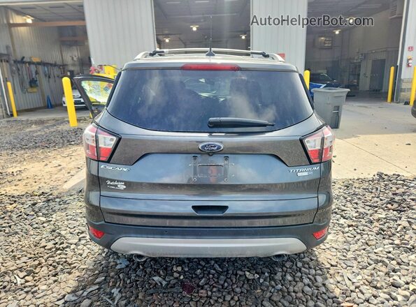 1FMCU9J99JUC62298 2018 FORD ESCAPE Gray Rear view