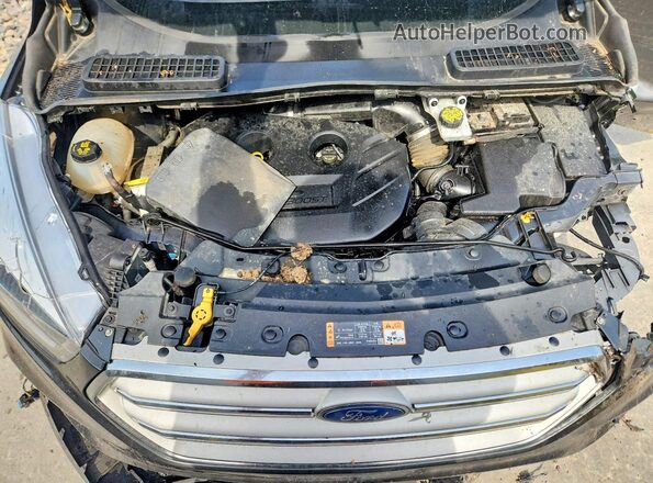1FMCU9J99JUC62298 2018 FORD ESCAPE Gray Engine compartment view