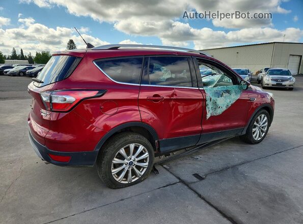 1FMCU9J99JUD61767 2018 FORD ESCAPE Red Tył prawy