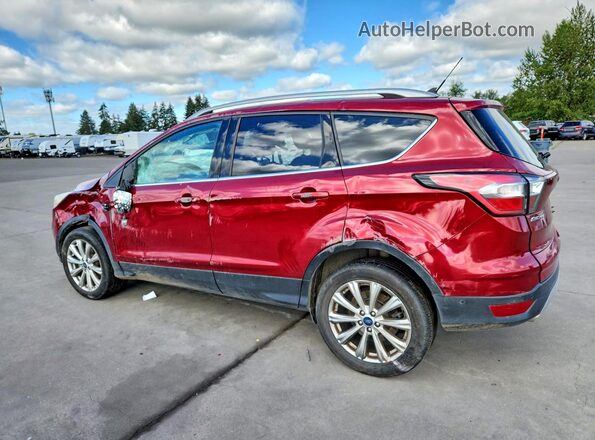 1FMCU9J99JUD61767 2018 FORD ESCAPE Red Tył lewy