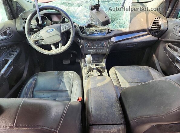 1FMCU9J99JUD61767 2018 FORD ESCAPE Red Widok deski rozdzielczej