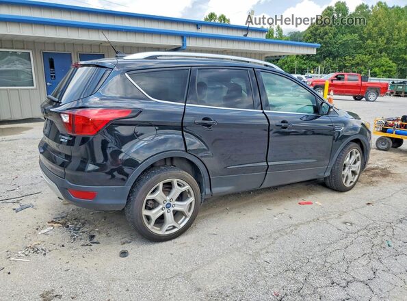 1FMCU9J99KUB98880 2019 FORD ESCAPE Black Tył prawy