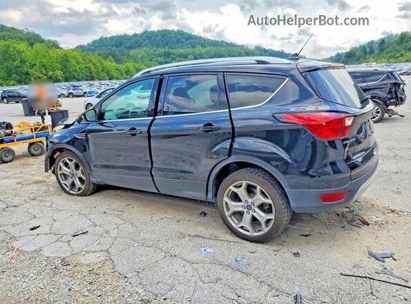 1FMCU9J99KUB98880 2019 FORD ESCAPE Black Tył lewy