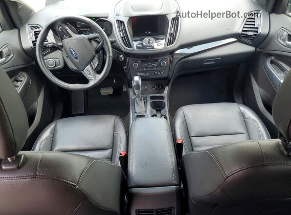 1FMCU9J99KUB98880 2019 FORD ESCAPE Black Widok deski rozdzielczej