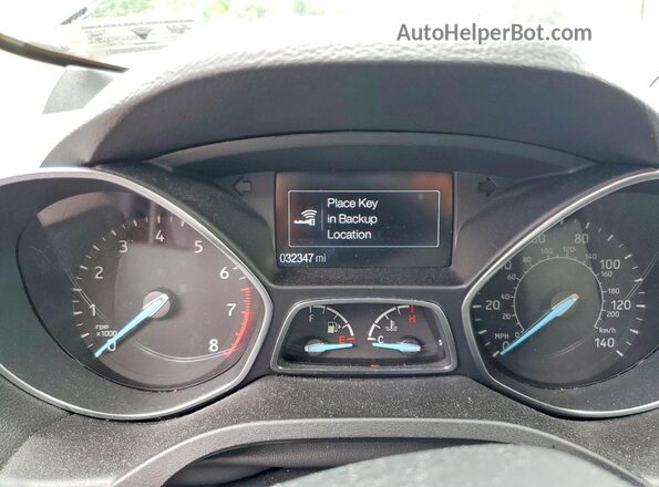 1FMCU9J99KUB98880 2019 FORD ESCAPE Black Widok zestawu wskaźników