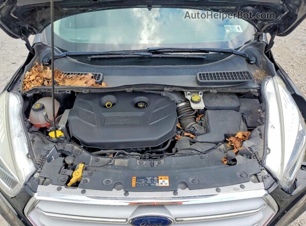 1FMCU9J99KUB98880 2019 FORD ESCAPE Black Widok komory silnika