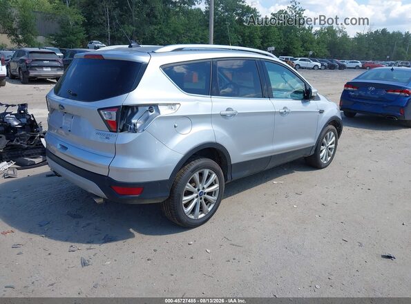 1FMCU9J9XJUB48195 2018 FORD ESCAPE Серебряный Задняя правая четверть