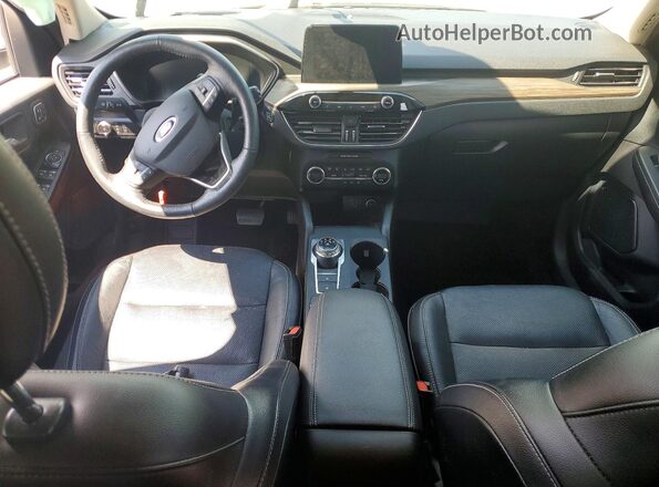 1FMCU9J9XLUA73274 2020 FORD ESCAPE Silver Вид панелі приладів