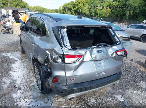 1FMCU9J9XMUA71025 2021 FORD ESCAPE Silver Вид щитка приладів