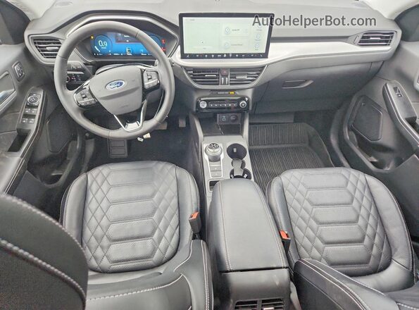 1FMCU9JA3PUA71625 2023 FORD ESCAPE Blue Widok deski rozdzielczej