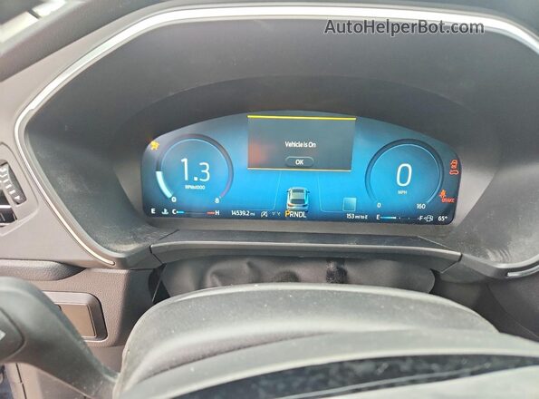 1FMCU9JA3PUA71625 2023 FORD ESCAPE Blue Widok zestawu wskaźników