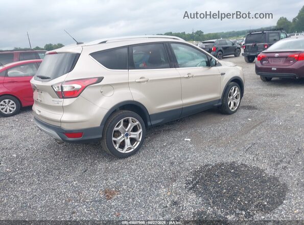 1FMCU9JD0HUB19254 2017 FORD ESCAPE Золотой Задняя правая четверть