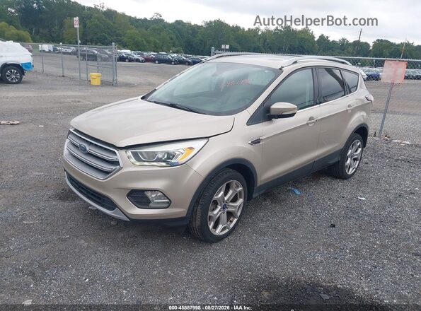 1FMCU9JD0HUB19254 2017 FORD ESCAPE Золотой Передняя левая четверть