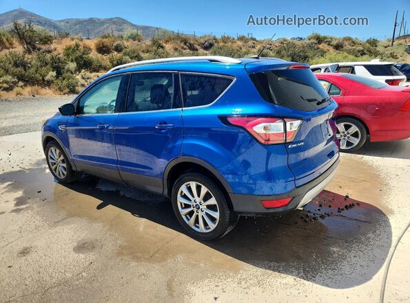1FMCU9JD0HUC09598 2017 FORD ESCAPE Blue Tył lewy