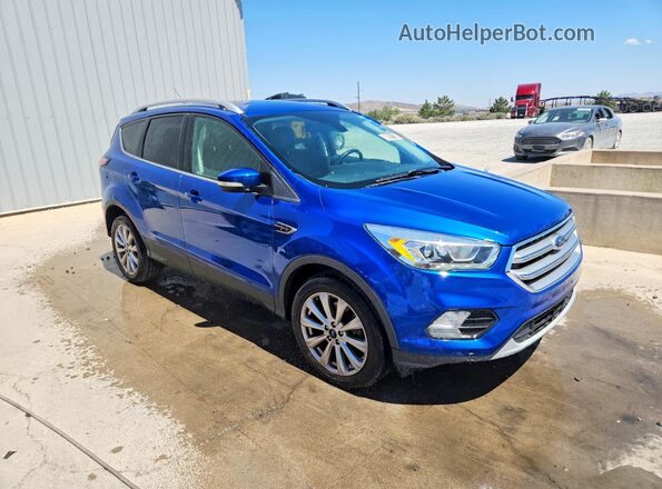 1FMCU9JD0HUC09598 2017 FORD ESCAPE Blue Przód prawy