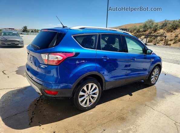 1FMCU9JD0HUC09598 2017 FORD ESCAPE Blue Tył prawy