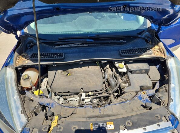 1FMCU9JD0HUC09598 2017 FORD ESCAPE Blue Widok komory silnika