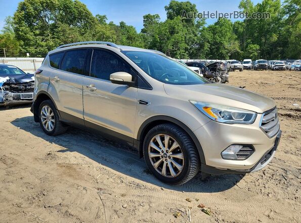 1FMCU9JD0HUE62291 2017 FORD ESCAPE Бежевый Передняя правая четверть