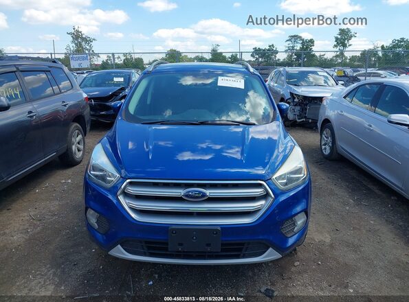 1FMCU9JD1HUC89672 2017 FORD ESCAPE Синий Вид спереди