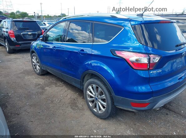 1FMCU9JD1HUC89672 2017 FORD ESCAPE Синий Задняя левая четверть