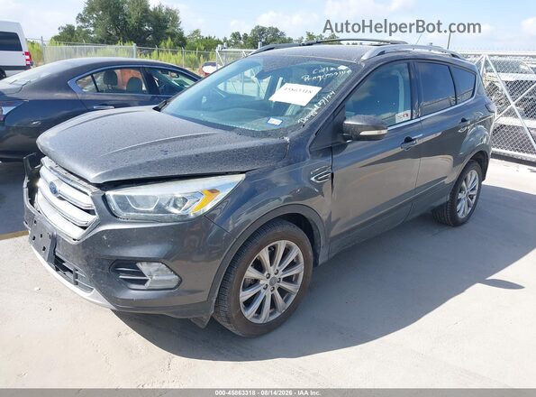 1FMCU9JD2HUB82923 2017 FORD ESCAPE Gray Front left