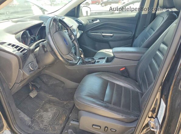 1FMCU9JD3HUC76776 2017 FORD ESCAPE Black Вид салону спереду