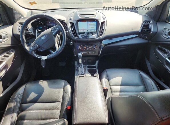 1FMCU9JD5HUB34266 2017 FORD ESCAPE Black Вид панелі приладів