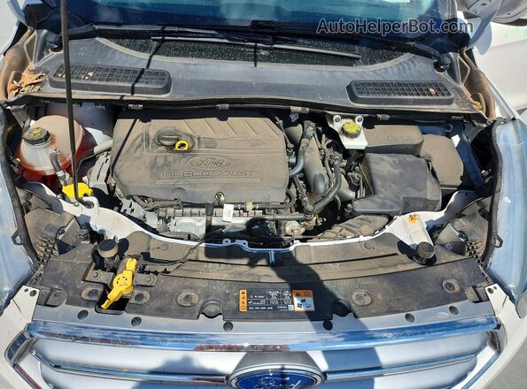 1FMCU9JD6HUC34134 2017 FORD ESCAPE Белый Вид подкапотного пространства