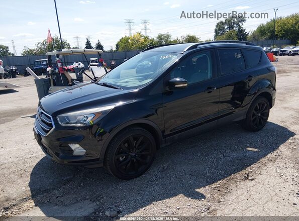 1FMCU9JD6HUE66877 2017 FORD ESCAPE Black Առջևի ձախ երեք քառորդ տեսարան