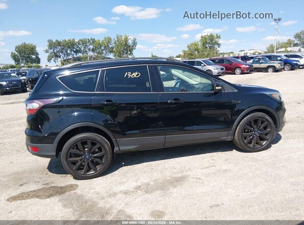 1FMCU9JD6HUE66877 2017 FORD ESCAPE Black Սալոնի հետևի տեսք