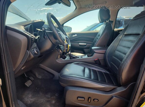 1FMCU9JD7HUE62613 2017 FORD ESCAPE Black Widok wnętrza z przodu