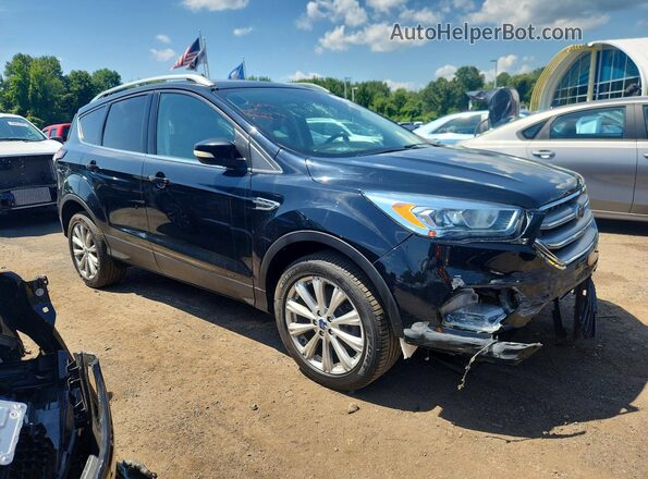 1FMCU9JD7HUE62613 2017 FORD ESCAPE Black Przód prawy
