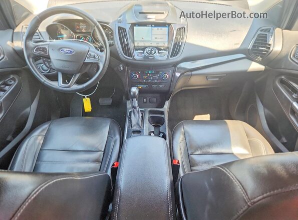 1FMCU9JD7HUE62613 2017 FORD ESCAPE Black Widok deski rozdzielczej