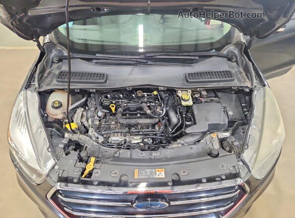 1FMCU9JD7HUE81744 2017 FORD ESCAPE Gray Вид підкапотного простору