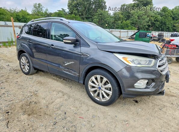 1FMCU9JD8HUA98105 2017 FORD ESCAPE Gray Delantero derecho