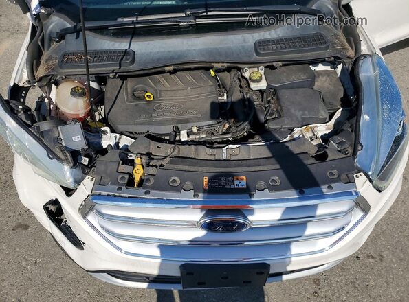 1FMCU9JDXHUB11890 2017 FORD ESCAPE White Vista del compartimento del motor