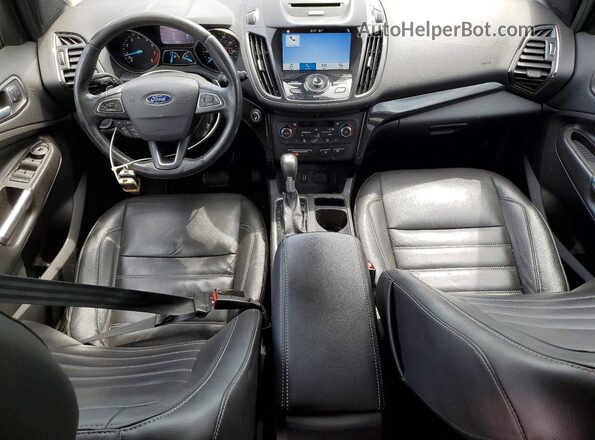 1FMCU9JDXHUC97642 2017 FORD ESCAPE Gray Vista del salpicadero